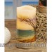 Highland Dunes LED Real Wax Beach Unscented Flamless Candle HIDN3238